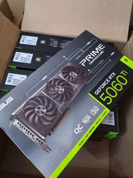 ASUS Prime GeForce RTX 5060 Ti OC Edition 16GB GDDR7.