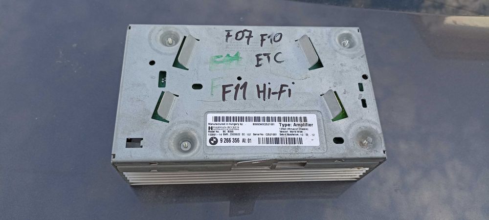 Amplificator audio Harman Becker BMW Seria 5 F10 F11 520D 530D 9266356