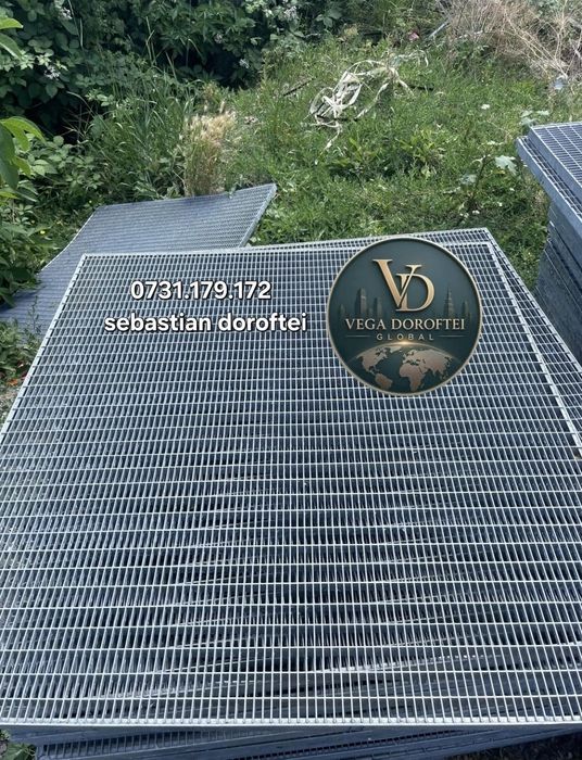 Grătare trepte zincate