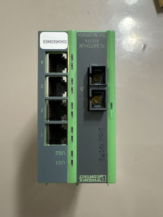 Switch industrial Phoenix Contact FL SWITCH LM 4TX/FX – 2x fibră