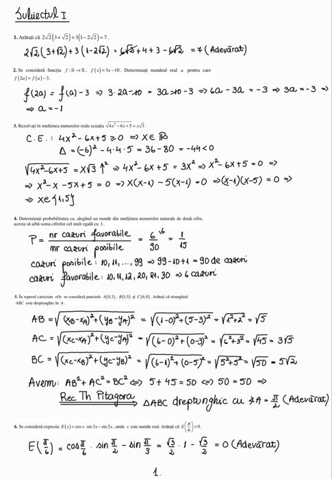 Meditații Matematică - clasele V-XII
