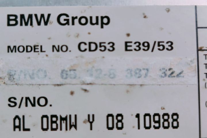 Radio CD  65128387322 BMW Seria 3 E46