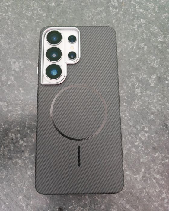 Samsung S26 Ultra White 256 gb impecbabil husa carbon folie