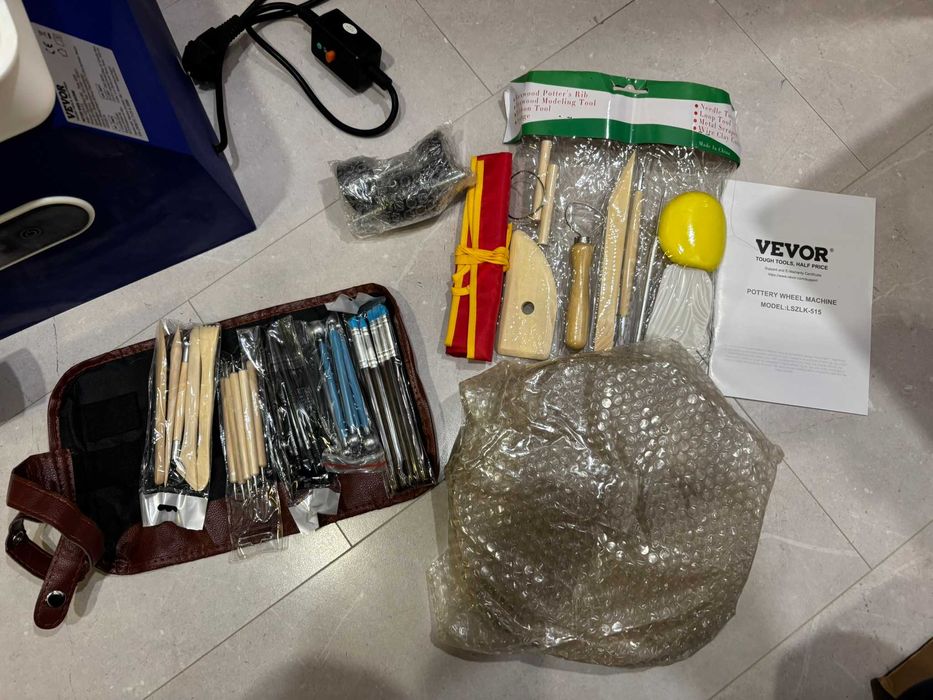 Професионално грънчарско колело, електрическо 450W 8кг