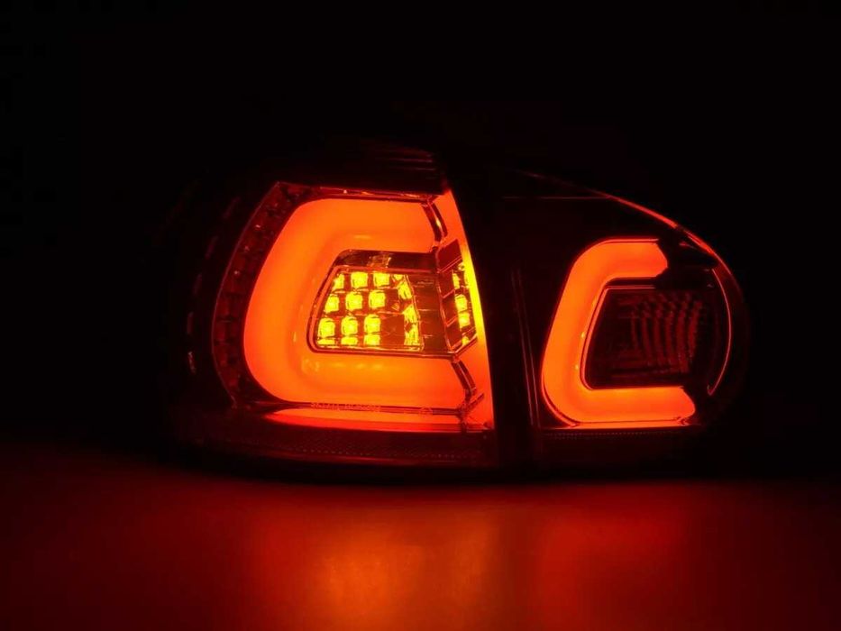 Стопове VW Голф 5 ЛЕД Lightbar Тъмни Опушени Golf 5 LED
