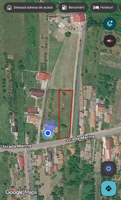 Teren intravilan -Curtea de Argeș,Strada Marina