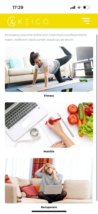 Vand aplicatie mobila wellness