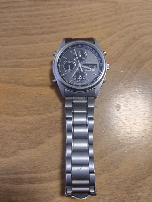 Seiko titanium chronograph