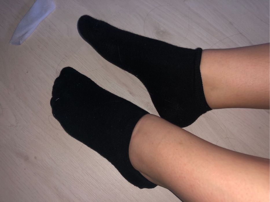 Черные носочки нежные