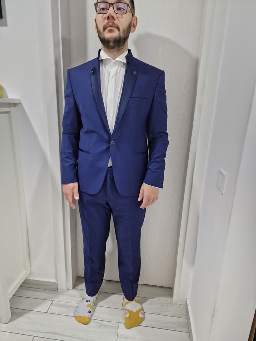 Costum Barbatesc Bleumarin