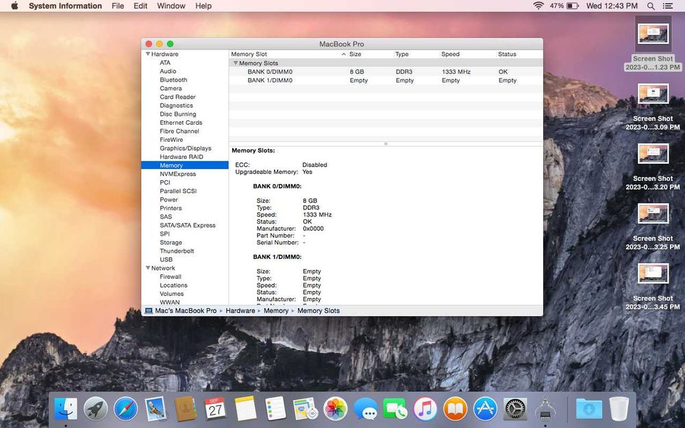 MacBook Pro I7 (13-inch, Mid 2012)