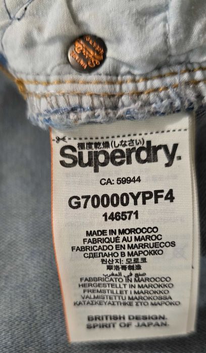 Superdry S-дамски къси дънки (х-277)