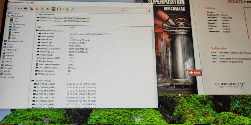 Pc gaming ryzen 7 3800x, 32 gb ram , rx 5700 de 8 gb /256 biti