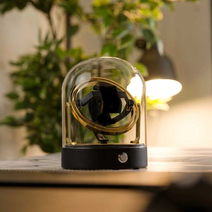 Виндер для часов Gyroscope Single Slot Watch Winder - Saturn