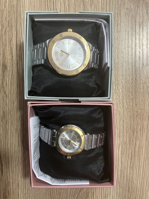 Juftlik soatlar, Oriflame soatlar, ikkita soat, ayol va erkak soatlari