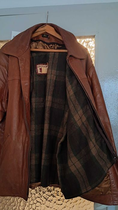 Мъжко яке-естествена кожа