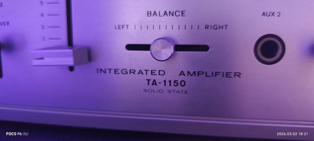 Усилитель SONY TA-1150 в идеально состоянии