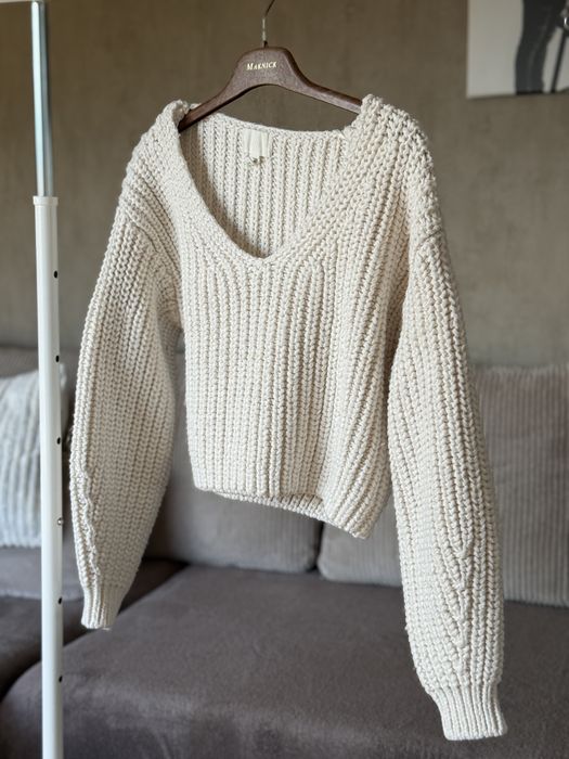 Пуловер Екрю H&M