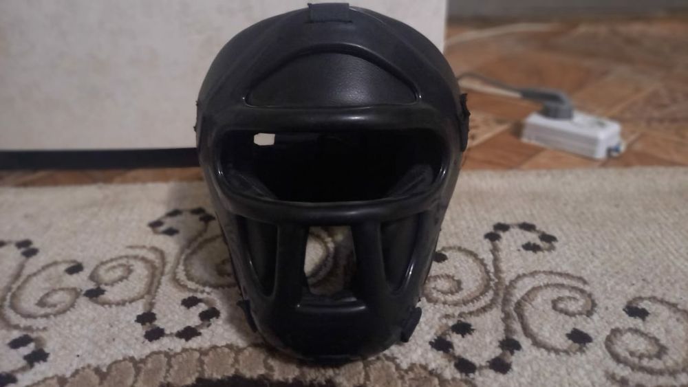 Шлем для единоборств каратэ (чёрный)