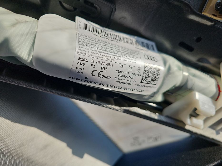 Airbag cortina dreapta AUDI A4 (8W2, B9) [Fabr 2015-2023] 8W5880742F