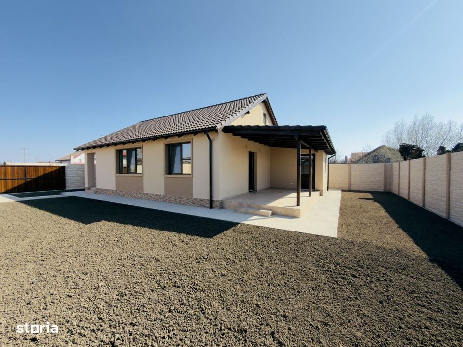 Casa individuala,410mp teren, 83mp utili+20mp terasa, Sanmihaiu Roman