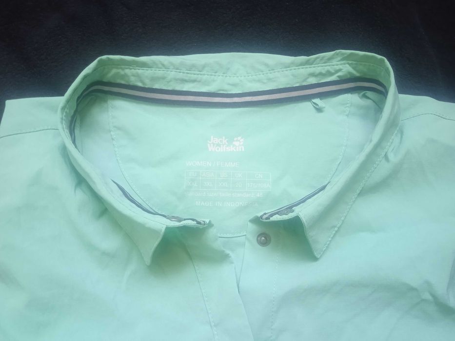 Jack Wolfskin - 100% оригинална НОВА дамска спортна риза с къс ръкав