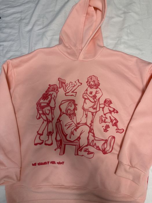 Розовая толстовка