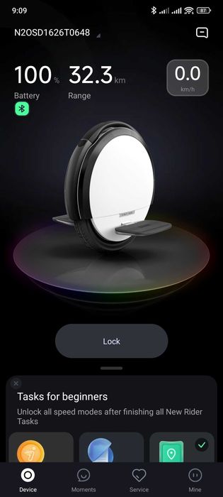 Monociclu NineBot One S2 Segway monowheel