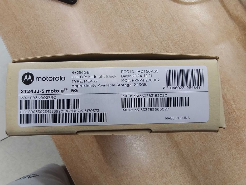 Смартфони Motorola Edge 20 lite и Motorola g35