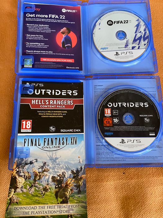 Outriders, Fifa 22, Back4blood, Demon’s souls- PS5 игри