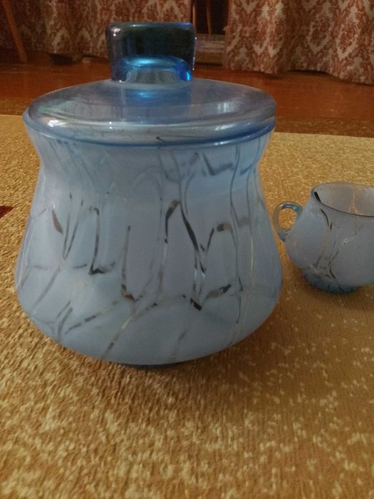 Компотница с двумя чашками