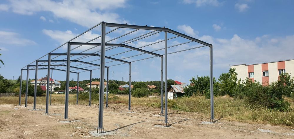 Vand hală metalica 14m×15m×6m din profile ipe mai multe informatii la