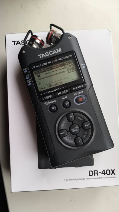 TASCAM DR40X рекордер в отличном состоянии
TASCAM