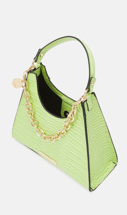 Зелена кожена чанта Aldo