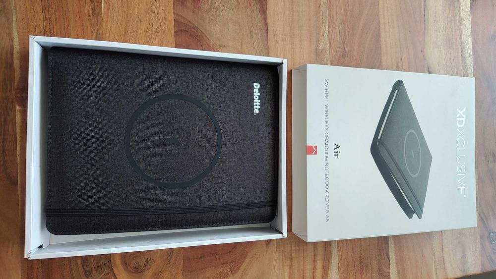 XDXclusive Air 5W RPET wireless charging notebook cover A5