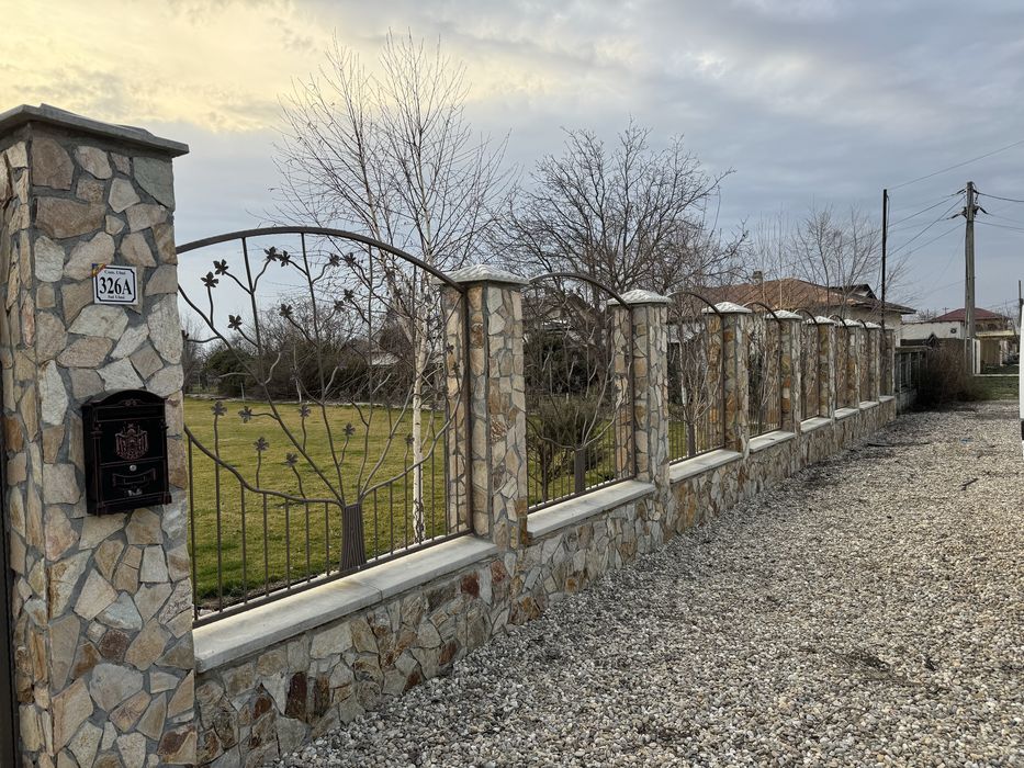 Vand piatra decorativa si montez