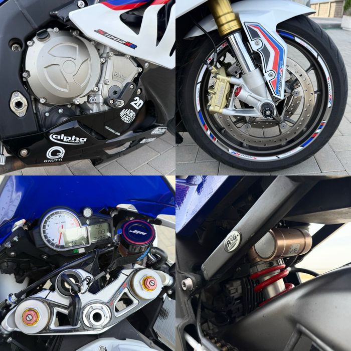 BMW S1000RR 200к.с AKRAPOVIC / R&G / 39000km