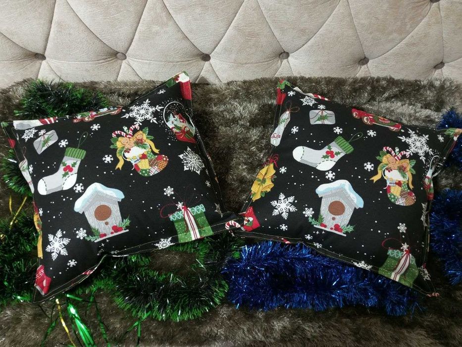 Декоративные  новогодние подушки