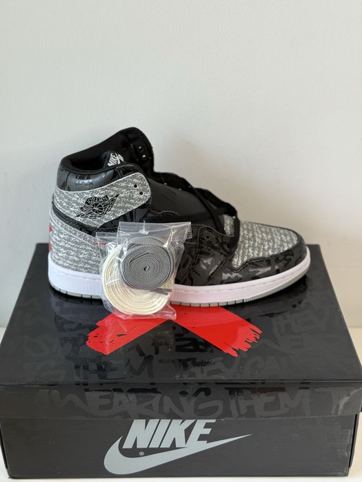 Air Jordan 1 Retro Rebellionaire Full Box Verificare Colet Marimi 35,5-45 Grey Black