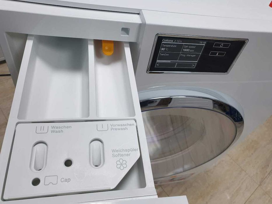 Miele Touch Tronic Пералня - 9кг - Пара - TwinDos - Миеле 12м Гаранция