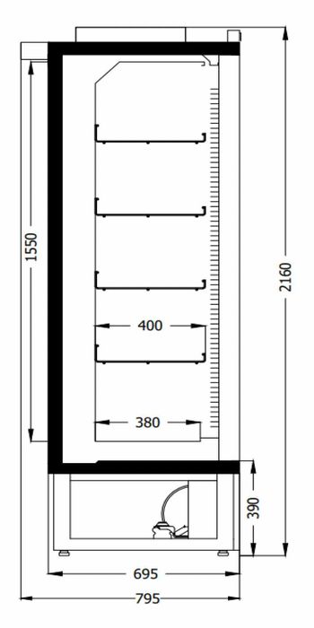 Promotie Vitrine Congelare 165cm/ Produse Noi au fost Expuse