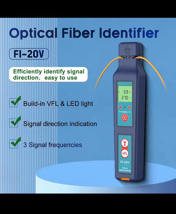Identificator putere pe fibra optica VFL și rosu