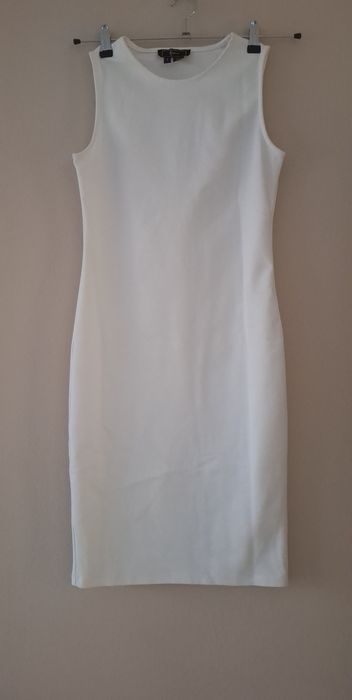 Faina сива и бяла рокля в отлично състояние, S