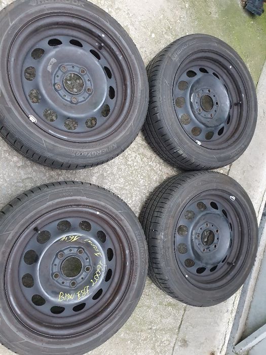 4бр стоманени джанти за БМВ серия 1 /  6.5ж Х16/ ет 42/ 5Х 120/