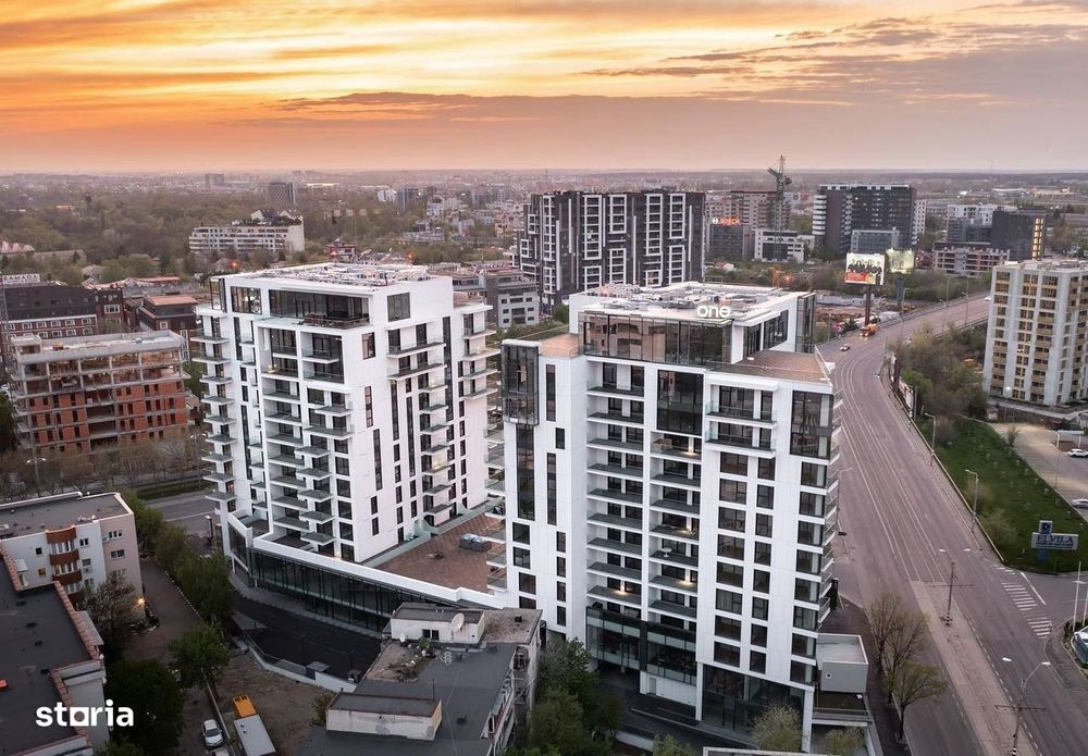 Apartament luminos cu 3 camere și terasă | One Herăstrău Towers
