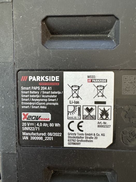 2 комплекта, Parkside винтоверти