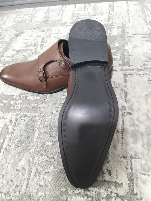 Asos Monk in brown pantofi barbati