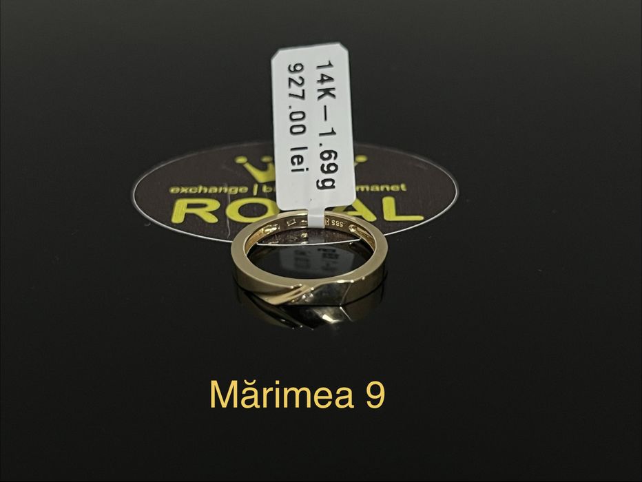 Bijuteria Royal CB : Inel dama aur nou 14k 1,69gr