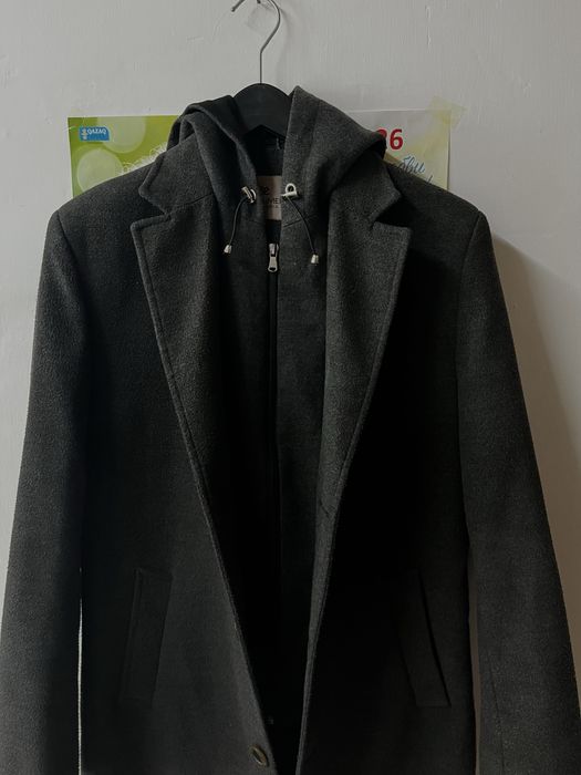 Пальто серое, Размер S