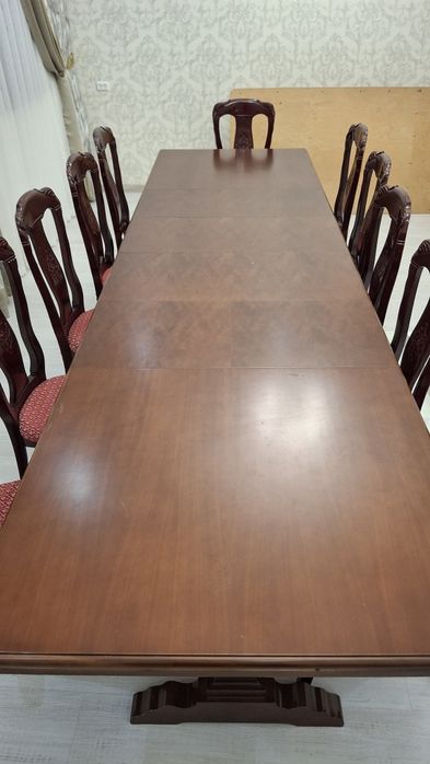 Стол ,стуля  ,Стуля 12 шт ,Стол 4 м